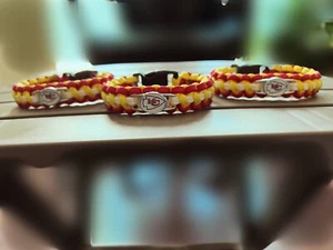 NFL Survivor Paracord Armband Team Farbe Kansas City Chiefs  - Bild 1 von 8