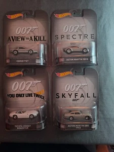 Hot Wheels 007 Aston Martin DB5 And Db10, Corvette, and Toyota 2000gt - Picture 1 of 15