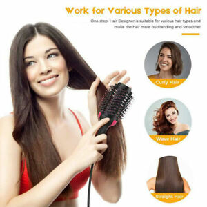 Hot Air Hair Dryer Brush One Step Volumizer With Negative Ion Blow Dryer Brush