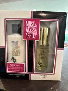 Alyssa Ashley Musk Spray Mist 1.5 Oz. & Moisturizer Hand And Body 4 Oz. Gift Set - Picture 1 of 5