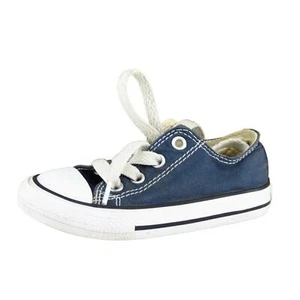 Converse All Star Toddler Unisex 6 Medium Blue Low Top Fabric - Picture 1 of 6