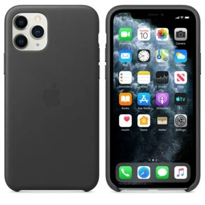 Véritable / Officiel Apple Cuir Étui pour IPHONE 11 Pro - Noir - Neuf - Photo 1 sur 9