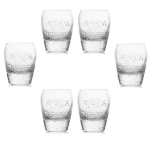 6 Stück Original Averna Amaro Siciliano Gläser Glas mit Averna Logo bzw. Gravur - Bild 1 von 3