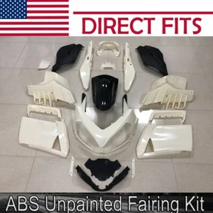 Unpainted White Fairing Kit Bodywork For 2008-2009 Kawasaki Concours 14 ZG1400 - Picture 1 of 3