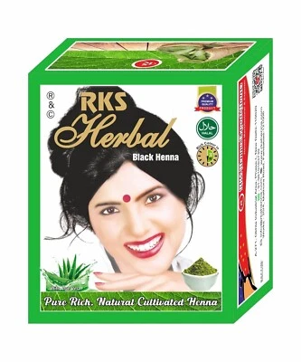 RKS Henna Herbal Mehendi para Cabello Mujeres y Hombres | Henna Natural Larga Duración y S Foto 1 de 4