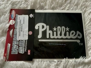 MLB Philadelphia Phillies Window Graphic Silver Automotive Decal - Picture 1 of 3