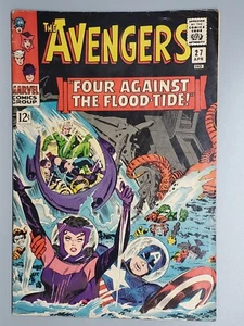 The AVENGERS #27 Silver Age Captain America Scarlett Witch Attuma SOLID BOOK - Picture 1 of 8