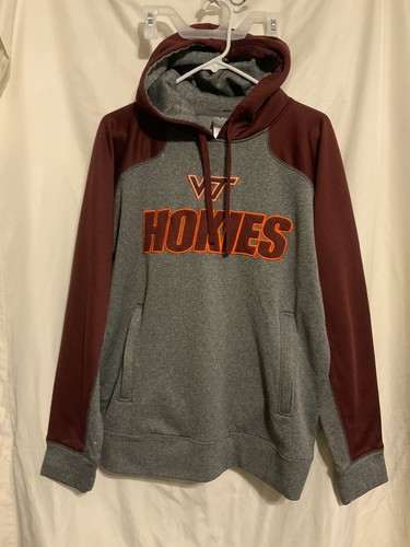 VETEMENTS Virginia tech knights abbigliamento felpa con cappuccio e tasche con zip M