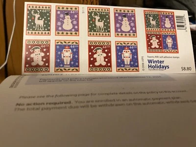 US Mint OG NH 4425-28 Booklet of 20 Stamps - Image 1 of 2