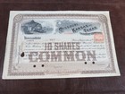 Vintage Missouri Kansas & Texas Railway Company 1913 Stock Certificate