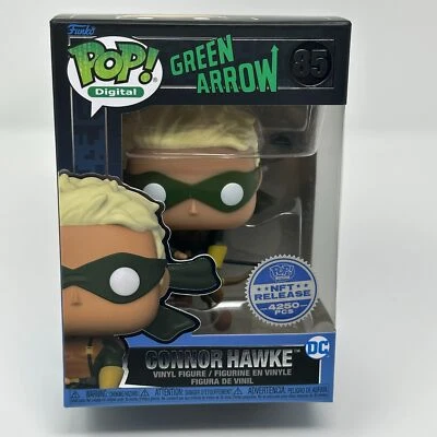 Funko Pop 数字连接器 HAWKE 85 绿色箭头 DC 传奇收藏家 高档 — 第 1/4 张图片