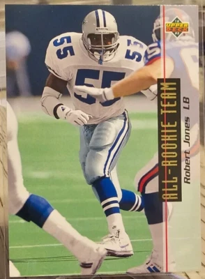 1993 Upper Deck Robert Jones #44 Cowboys - Image 1 of 2