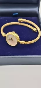 Gucci 2700.2L Lady's Twisted Rope Cable Coil Gold Plated Watch. - Picture 1 of 11