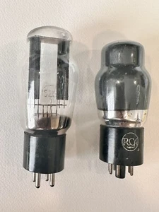 A Pair of Radio Tubes Sylvania 5Z3 and RCA (SIE?) Untested - Picture 1 of 11