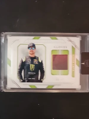 2021 Panini National Treasures - Race Used Kurt Busch #RU-KU Gloves /25 (MEM) - Image 1 of 2