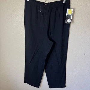 PANTALÓN ELÁSTICO NEGRO PRIMERA OPCIÓN MUJER Cintura Elástica - Imagen 1 de 4
