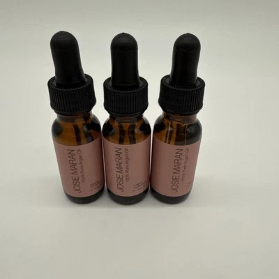 3x Josie Maran 100% Pure Argan Oil 0.5 oz Organic Moisturizing Oil NOT SEALED - Image 1 of 4