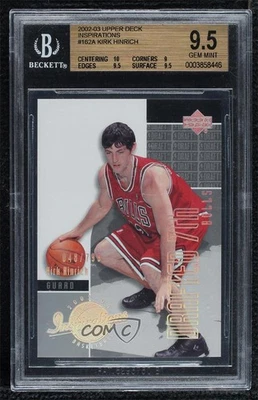 Inspirations 2003 Draft Holofoil Rookie 2002/799 Kirk Hinrich BGS 9,5 gema como nuevo Foto 1 de 2
