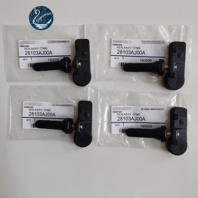 Комплект из 4 датчиков давления в шинах TPMS 28103AJ00A 28103SA001 для Subaru WRX - Изображение 1 из 4