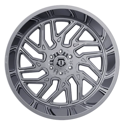 1 TIS 26x14 6X135 / 6X5.50 -83 544C CHROME Wheel Rim - Image 1 of 4