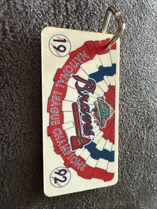 VINTAGE Atlanta Braves 1992 National League Champions Keychain. - Picture 1 of 2