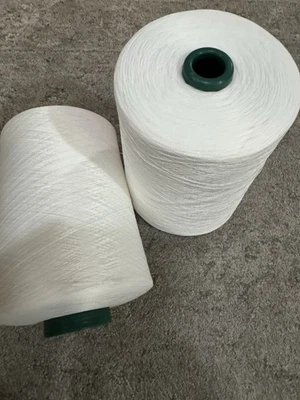  Spool WHITE Sewing Thread All Purpose 100% Polyester - Image 1 of 4