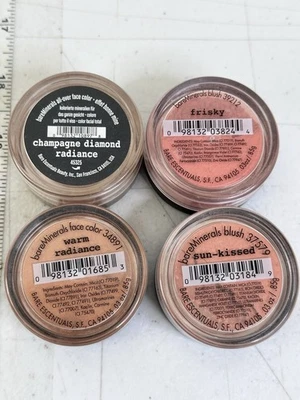 bareMinerals i.d. Mineral Powder Lot Champagne Warm Frisky Sun-Kissed Face Blush - Image 1 of 4