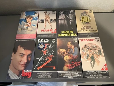 8 CbsFox Vhs New Sealed BIG House Haunted Hill Stunt Man Postman Rings Twice Etc - Image 1 of 4