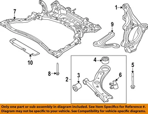 HYUNDAI OEM 24-25 Elantra N Suspension Components-Lower Cntrl Arm 54501IB200 - Picture 1 of 1
