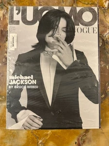 MICHAEL JACKSON Rare Italian L'Uomo Vogue October 2007 #384 Bruce Weber SEALED - Picture 1 of 3