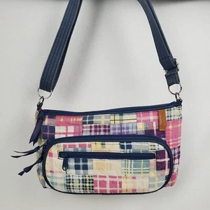 DONNA SHARP Convertible Clutch/Crossbody Patchwork Quilted Wallet Purse 11x6x3 - Picture 1 of 21