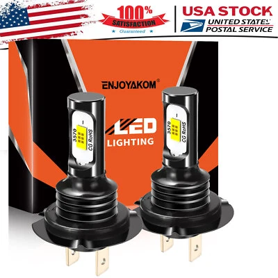 Para Mercedes-Benz ML350 2003-2015 H7 LED Faro Bombilla Alto/Bajo Haz 6000K Blanco Foto 1 de 4