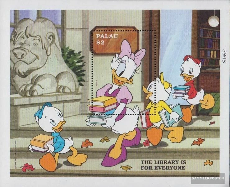 Palau-Islands block60 (complete issue) unmounted mint / never hinged 1997 Walt D - Image 1 of 1