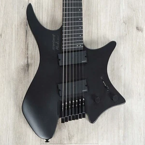 Strandberg Boden Metal NX7 Multi-Scale 7 Guitar, Black Granite - Picture 1 of 11