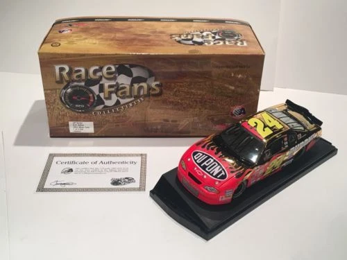 Jeff Gordon 24 Chevy 2002 Chevrolet Monte Carlo NASCAR diecast RFO 1/24 ORO 24K Foto 1 de 1