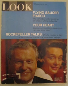 "LOOK" Magazine - May 14, 1968 - Rockefeller, Flying Saucer Fiasco, UFO Cover-up - Imagen 1 de 18