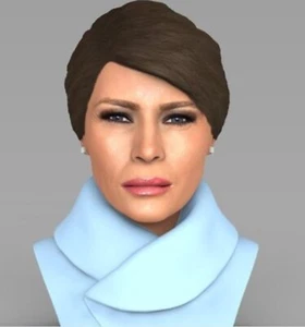 241 mm de altura 🙂 🙂 Melania Trump Busto Mármol Oro Acabados - Imagen 1 de 10