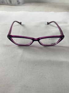 OGI OK68 1236 Gray Tiger/Pink Cat Eye Kids Girls Full Rim Eyeglasses 50-14-135 - Picture 1 of 5