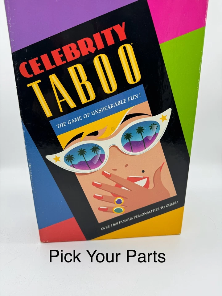 TABOO Celebrity Taboo 1991 Milton Bradley Replacement Pieces - Pick Your Parts - Image 1 of 1