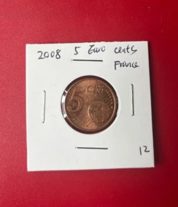 2008 FRANCE 5 Euro Cent Coin - Nice World Coin !!! - Picture 1 of 2