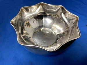 FATTO A MANO (800) SILVER BOWL - Picture 1 of 10