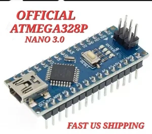 Nano V3.0 ATMEL mega328P Mini-USB - Compact Arduino-Compatible Development Board - Picture 1 of 2