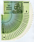 Zimbabwe 10 trillion dollars x 25 pieces AA 2008 P88 consecutive number