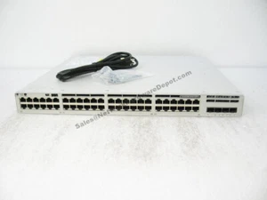 Cisco C9300L-48P-4G-A Catalyst 9300L 48-Port PoE+ Switch w/ AC PWR *WARRANTY* - Picture 1 of 2