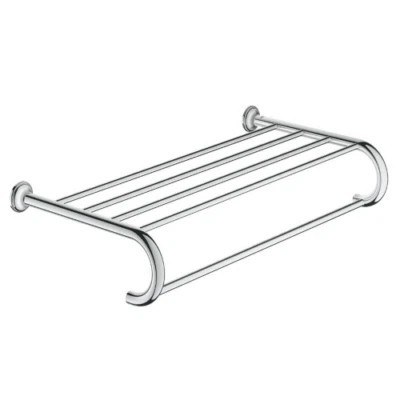 Grohe Essentials Authentic Handtuchhalter mit Metallablage 58,6 cm chrom - Bild 1 von 4