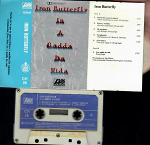 IRON BUTTERFLY Iron Butterfly RARE SPANISH TITTLES CASSETTE SPAIN - Picture 1 of 1