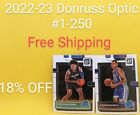 2022-23 Donruss Optic Basketball Complete Your Set Base, Inserts, Rookies & Vets