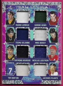 2022-23 Leaf ITG Used Hockey LEMIEUX HOWE SELANNE LIDSTROM BOSSY + 8 Relics 2/20 - Picture 1 of 2