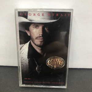 GEORGE STRAIT PURE COUNTRY SOUNDTRACK VINTAGE CASSETTE TAPE USED - Picture 1 of 5