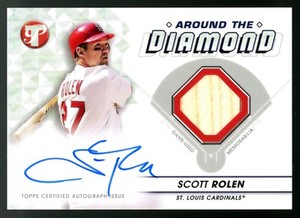 2023 Topps Pristine Baseball Around The Diamond Relic Auto Scott Rolen (JE93)